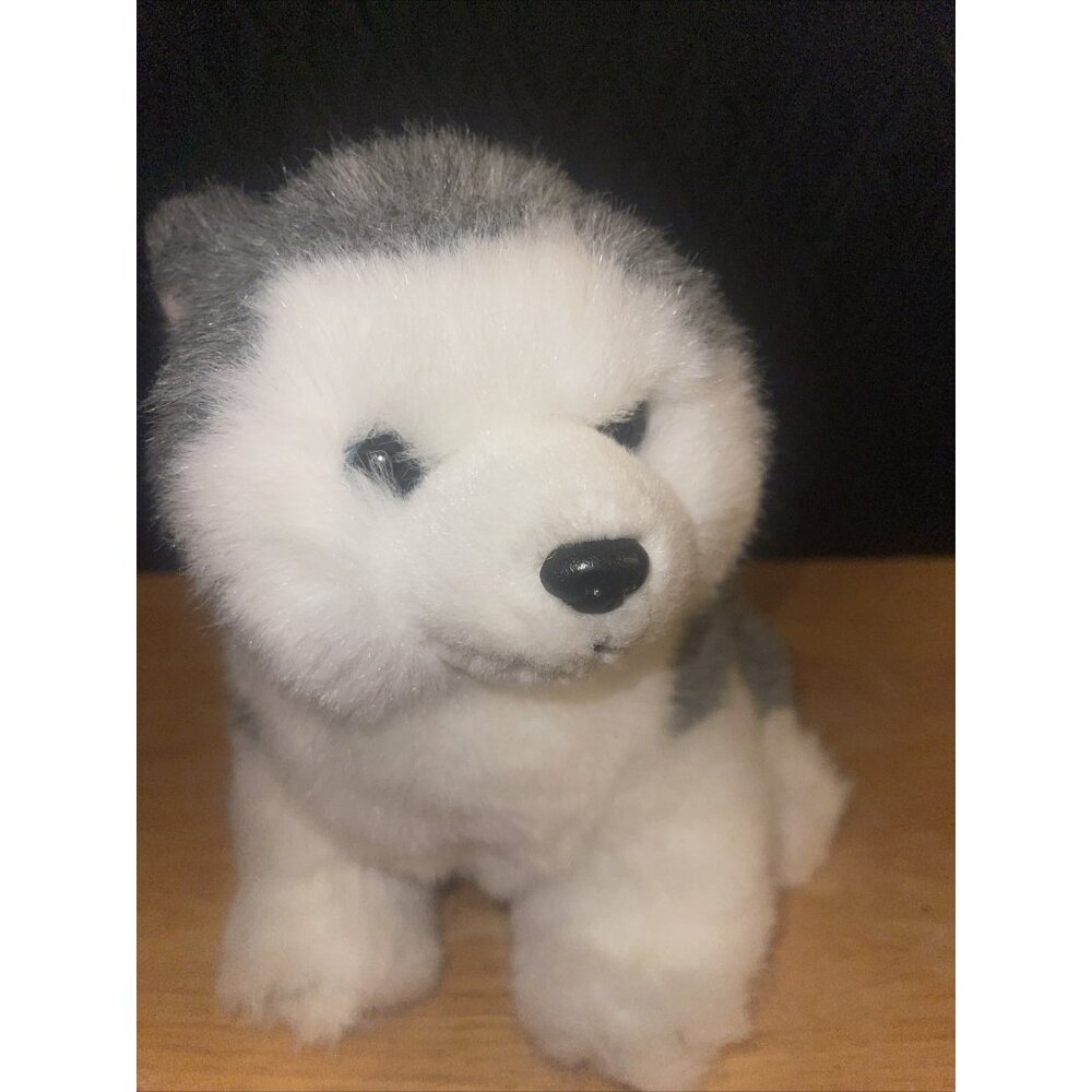 Ty Dakota Husky Dog Wolf 10" Stuffed Animal Plush 1994 Realistic Wolf Dog - Picture 9 of 16
